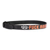 Milwaukee Leather MP7110 Men's F* Around - Find Out Black Leather Belt w/ Interchangeable Buckle - 1.5 inches Wide