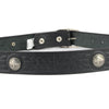 Milwaukee Leather MP7123 Men's Cross Hatch & 5 Cent Buffalo-Black Leather Belt w/ Interchangeable Buckle-1.5 In Wide