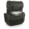 Milwaukee Leather MP8122 Large Black Textile Motorcycle 2-Piece Deluxe Sissy Bar Bag