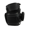 Milwaukee Leather MP8180 Medium Black '5 Pocket' Motorcycle Textile Double Barrel Sissy Bar Bag