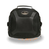 Milwaukee Leather MP8190 Small Black 'Sporty' Motorcycle Textile and PVC Sissy Bar Rack Bag