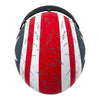 Milwaukee Helmets MPH9701DOT Maverick 3/4 Open Face Stars and Stripes Motorcycle Biker DOT Helmet