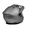 Milwaukee Helmets Silver Ominous Dual Sport Advanced Motorcycle Modular Helmet Biker DOT Approved MPH9822DOT