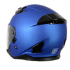 Milwaukee Helmets MPH9825DOT Shift Open Face 3/4 Blue Helmet Biker w/ Drop Down Visor