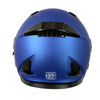 Milwaukee Helmets MPH9825DOT Shift Open Face 3/4 Blue Helmet Biker w/ Drop Down Visor