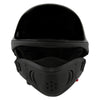 Milwaukee Helmets MPH9831DOT Rascal 3/4 Open Face Gloss Black 2 in 1 Motorcycle Biker DOT Helmet