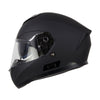 Milwaukee Helmets MPH9835DOT Sweeper Flat Black Advanced Motorcycle Full Face Helmet Biker w/ Drop Down Visor