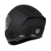 Milwaukee Helmets MPH9835DOT Sweeper Flat Black Advanced Motorcycle Full Face Helmet Biker w/ Drop Down Visor