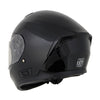 Milwaukee Helmets MPH9836DOT Sweeper Gloss Black DOT Approved Motorcycle Full Face Helmet Biker w/ Drop Down Visor