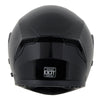 Milwaukee Helmets MPH9836DOT Sweeper Gloss Black DOT Approved Motorcycle Full Face Helmet Biker w/ Drop Down Visor