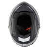 Milwaukee Helmets MPH9836DOT Sweeper Gloss Black DOT Approved Motorcycle Full Face Helmet Biker w/ Drop Down Visor