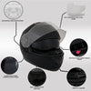 Milwaukee Helmets MPH9836DOT Sweeper Gloss Black DOT Approved Motorcycle Full Face Helmet Biker w/ Drop Down Visor
