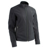 Nexgen Heat MPL2760SET Women's Black 'Heated' Soft Shell Zipper Front Heated Jacket for Riding Hunting