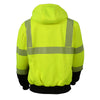 Nexgen Heat MPL2773SET Women's Heated Zippered Hoodie High-Viz Reflective - for Riding Hiking Winter Outdoor Activities