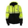 Nexgen Heat MPL2773SET Women's Heated Zippered Hoodie High-Viz Reflective - for Riding Hiking Winter Outdoor Activities