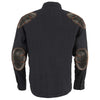 Milwaukee Leather MPM1622 Men's Black Waxy CE Armored Denim Long Sleeve Shirt Reinforced w/ Aramid Fibers