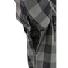 Milwaukee Leather MPM1630 Men's Plaid Flannel Biker Shirt w/ CE Armor - Reinforced w/ Aramid Fibers