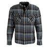 Milwaukee Leather MPM1636 Men’s Armored Riding Flannel – Full Aramid Fiber Lined, CE Shoulder/Elbow Armor