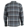 Milwaukee Leather MPM1636 Men’s Armored Riding Flannel – Full Aramid Fiber Lined, CE Shoulder/Elbow Armor
