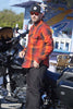 Milwaukee Leather MPM1641 Men's Plaid Flannel Biker Shirt with CE Approved Armor - Reinforced w/ Aramid Fiber