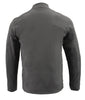 Nexgen Heat MPM1762SET Men’s Grey Soft Shell Heated Jacket - Standup Collar - for Winter Cold Weather Riding Outdoors
