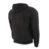 Milwaukee Leather Men's Streetguard Black CE Armored Riding Hoodie, Shoulder and Elbow Armor - MPM1788
