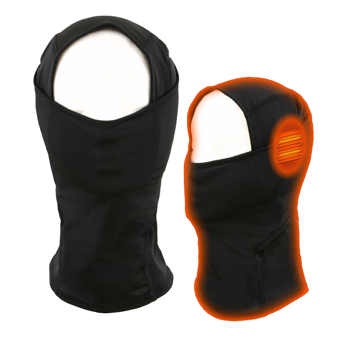 NexGen Heat MP7922FMSET Heated Breathable Balaclava for Skiing, Motorcycle – Heated Winter Face Mask