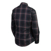 NexGen Heat Women’s NXL2602SET Bonnie Black/Grey Heated Flannel Sleeve Shirt for Outdoor Activities