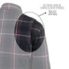 NexGen Heat Women’s NXL2602SET Bonnie Black/Grey Heated Flannel Sleeve Shirt for Outdoor Activities