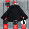 Nexgen Heat Women's NXL4301SET Puffer Black Heated Winter Vest - for Winter Cold Weather Riding Outdoors