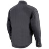 Nexgen Heat NXM1715SET Men's Scorcher Grey Heated Cotton Denim Jacket Shirt for Outdoor Activities