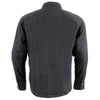 Nexgen Heat NXM1715SET Men's Scorcher Grey Heated Cotton Denim Jacket Shirt for Outdoor Activities