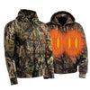 Nexgen Heat MPM1776SET Men's Camouflaged Heated Zipper Hoodies - for Winter Cold Weather Riding Outdoor Activities