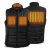 Nexgen Heat Women's NXL4301SET Puffer Black Heated Winter Vest - for Winter Cold Weather Riding Outdoors