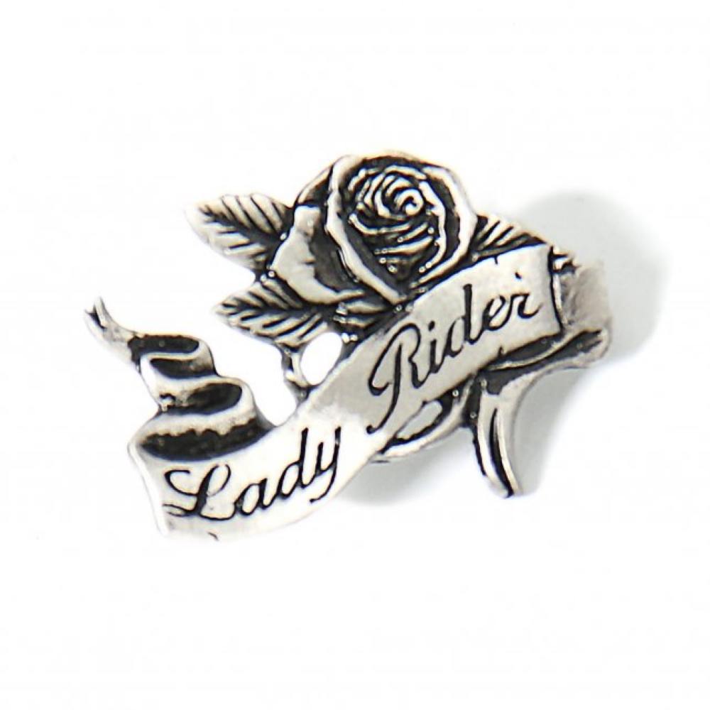 Milwaukee Leather MLP9202 Lady Rider Pin For Jackets, Vest, Hats and Clothing