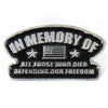 Milwaukee Leather MLP9239 In Memory Of Pin For Jackets, Vest, Hats and Clothing