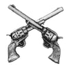 Milwaukee Leather MLP9271 Crossed Guns Pin For Jackets, Vest, Hats and Clothing