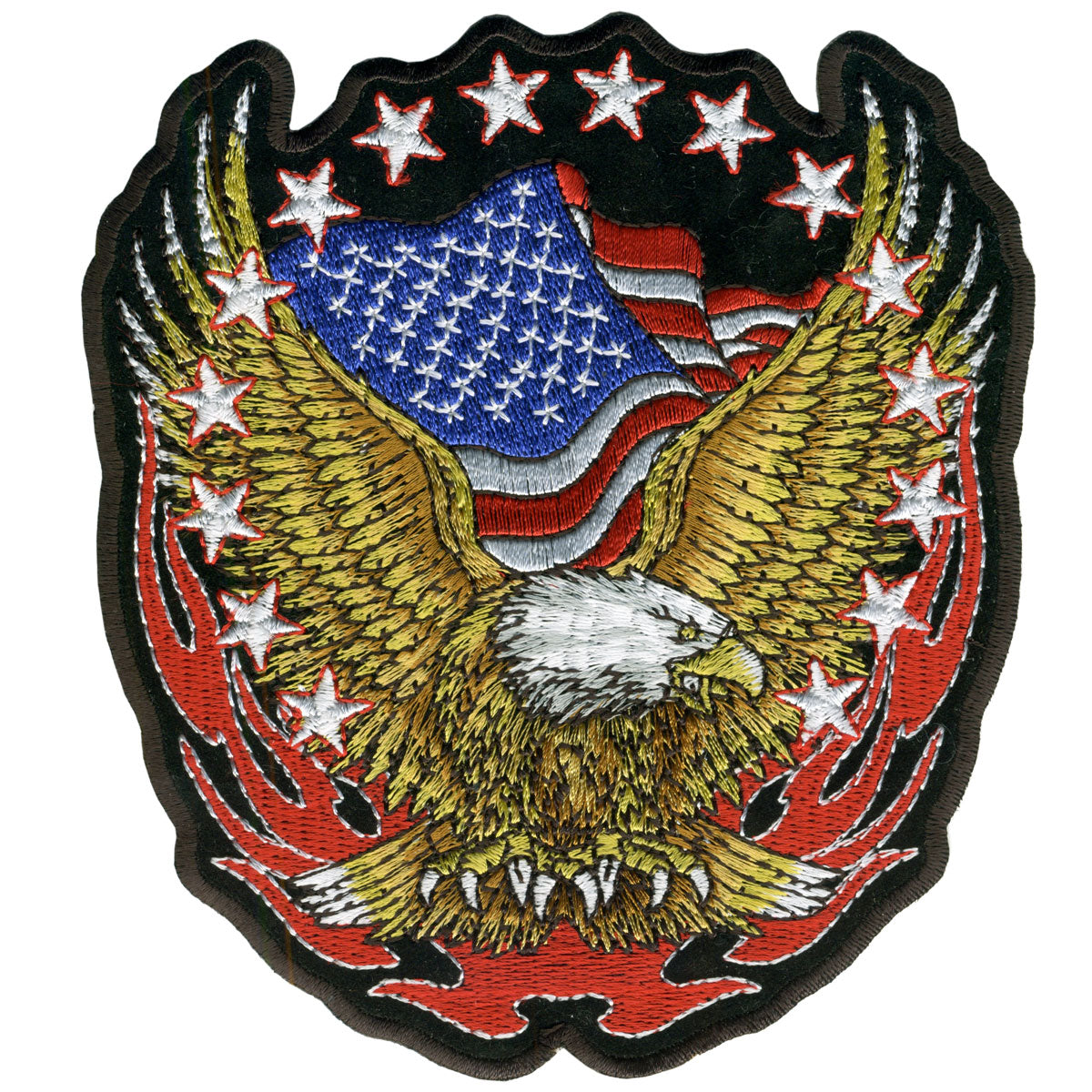 Hot Leathers PPA1427 Eagle Flag and Stars 11