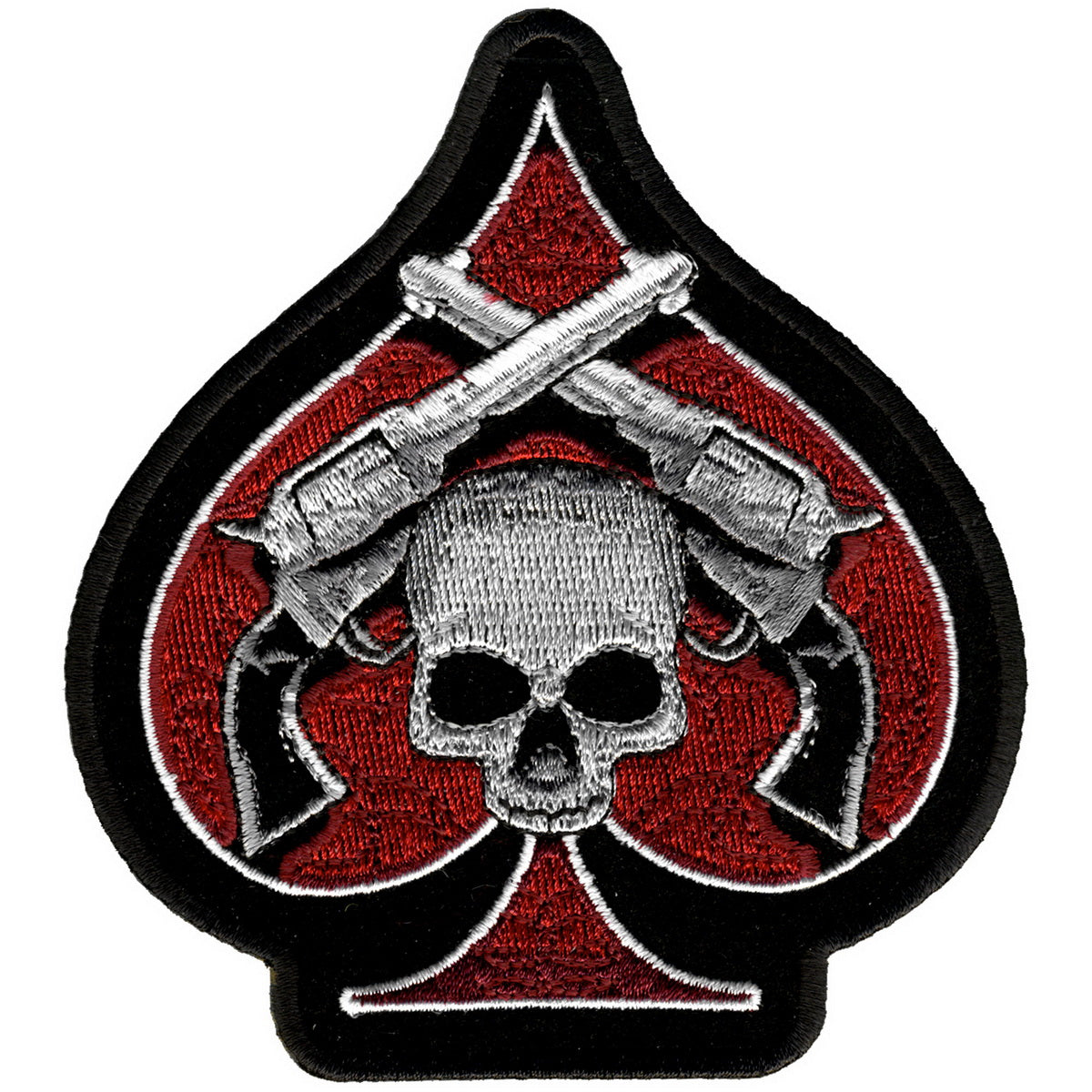 Hot Leathers PPA1870  Skulls and Pistols Patch 4