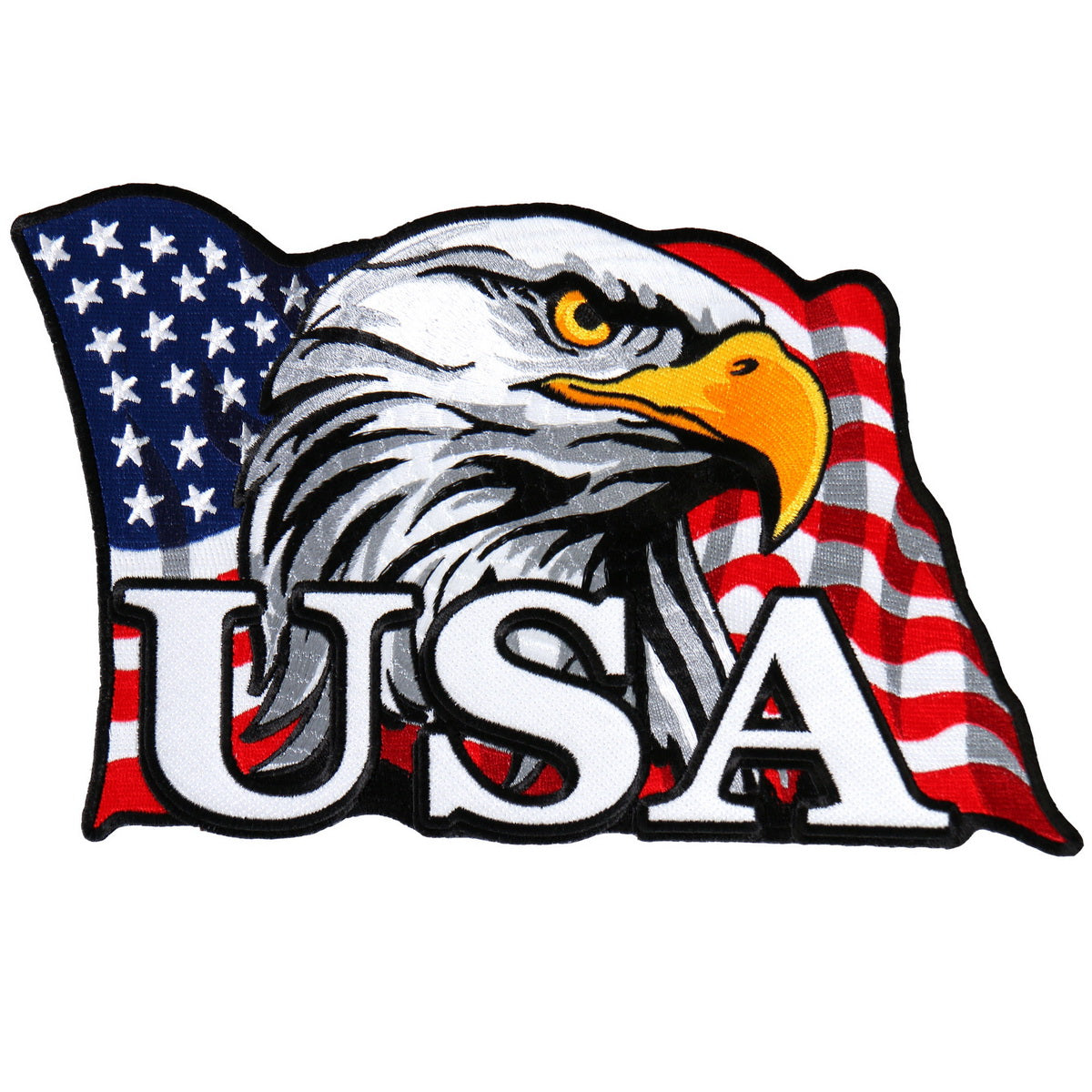 Hot Leathers PPA8010 American Flag Eagle Head 4