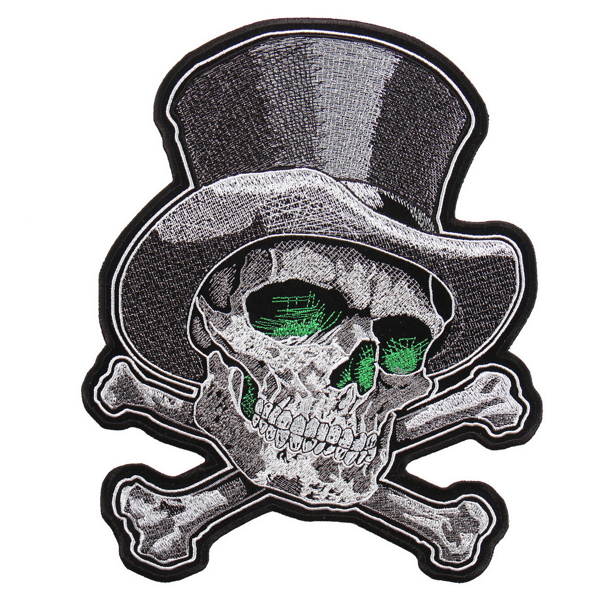 Hot Leathers PPA9340 Top Hat Cross Bones 3