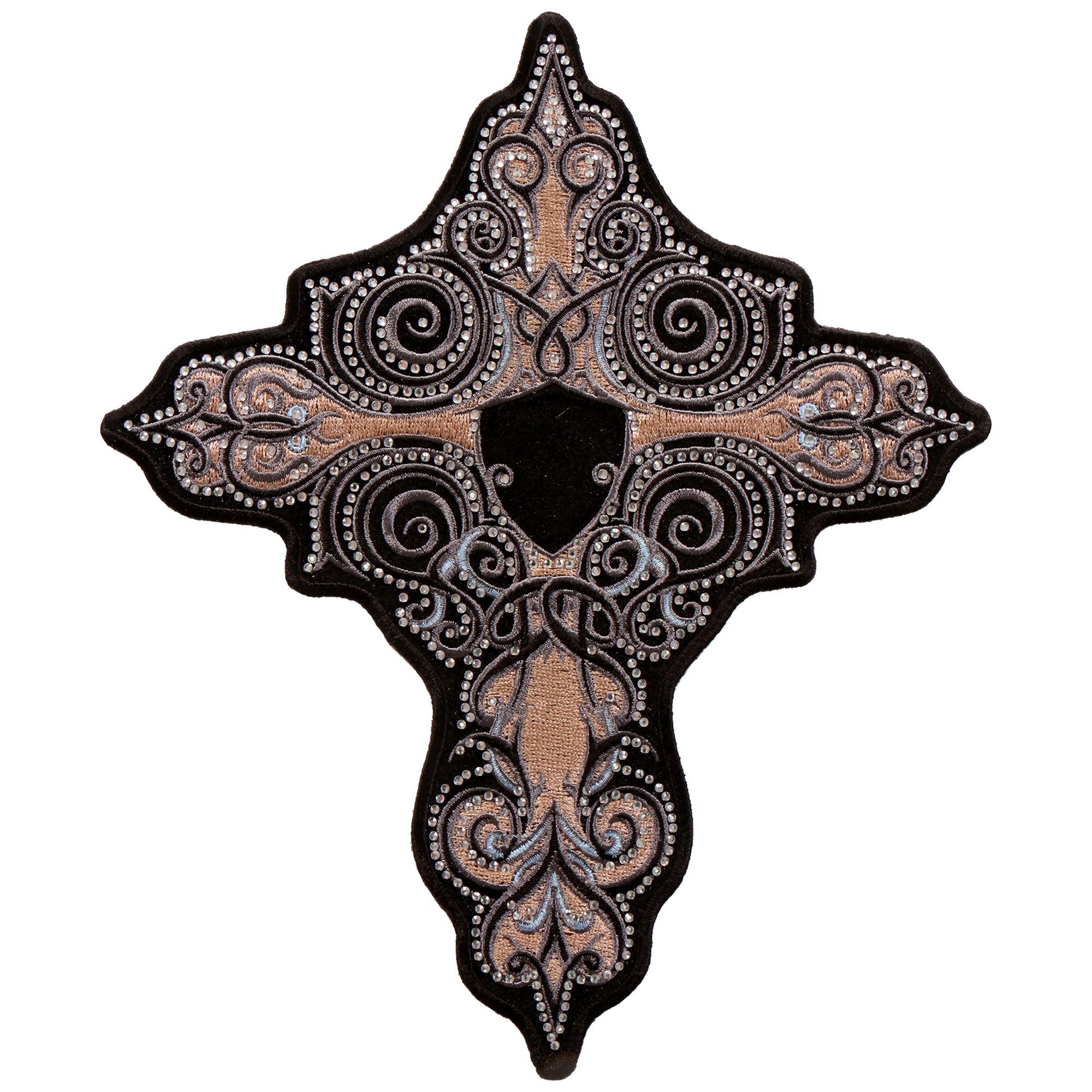 Hot Leathers PPA9737 Rhinestone Cross 8