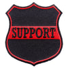 Hot Leathers PPA9860 Support Red 3"x3" Patch