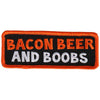 Hot Leathers Patch Bacon Beer And Boobs Ppl9499