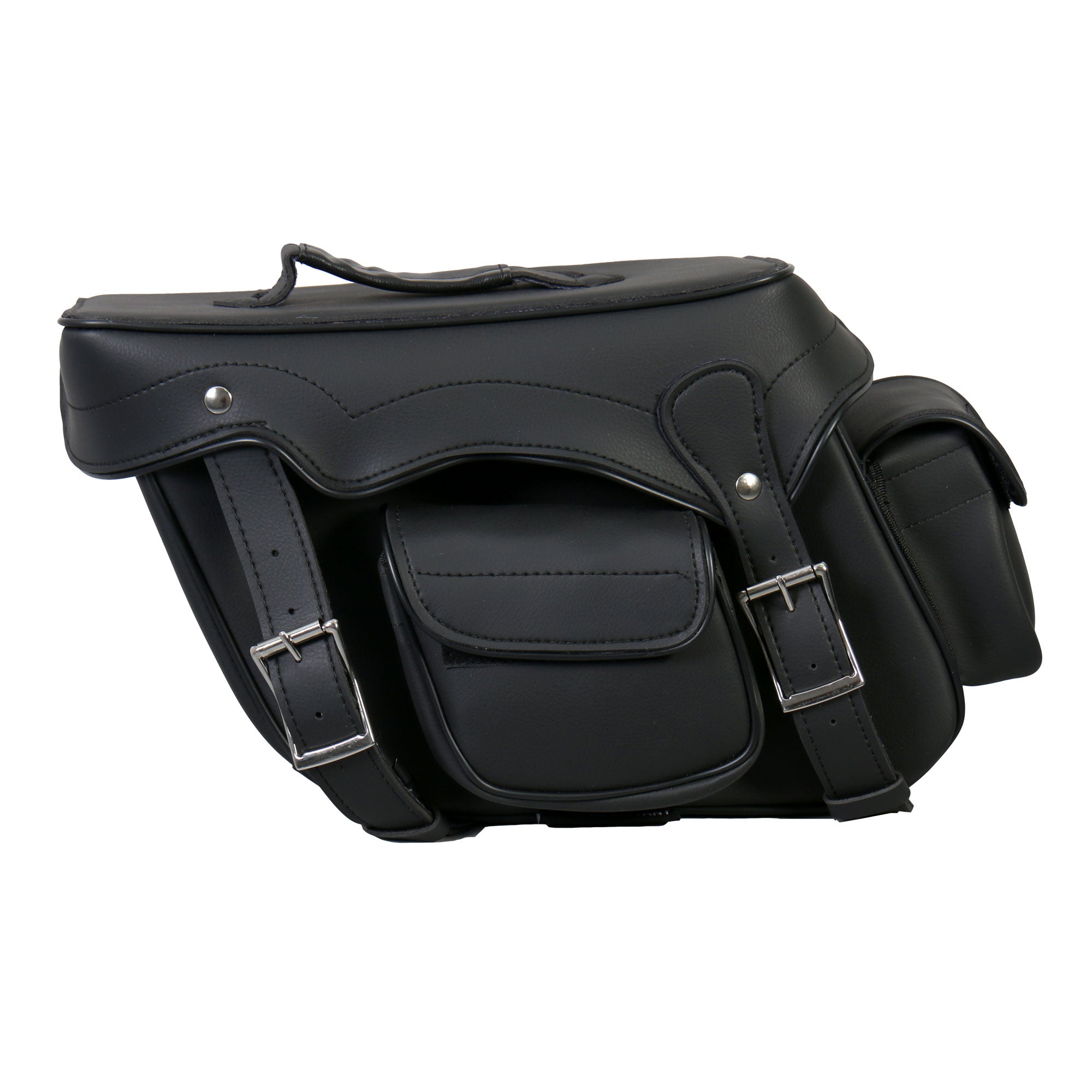 Hot Leathers SDA1004 Extra Large Saddlebags with Concealed Carry Pocket 17X10X6