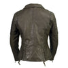 Milwaukee Leather Women's Duchess Olive Motorcycle Style Fashion Casual Leather Jacket SFL2870