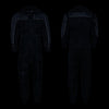 NexGen Men's SH2049 Black and Grey Hooded Water Proof Armored Rain Suit