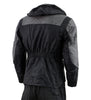 NexGen Men's SH2049 Black and Grey Hooded Water Proof Armored Rain Suit