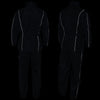 NexGen SH2215 Men's Lightweight Oxford Nylon Black Water Resistant Rain Suit
