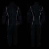 NexGen SH2225 Men's Black Waterproof Rain Suit with Reflective Piping